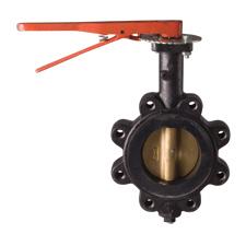 Crane/Stockham® Contractor Resilient Butterfly Valve-Figure LG-712-BS3-E-M